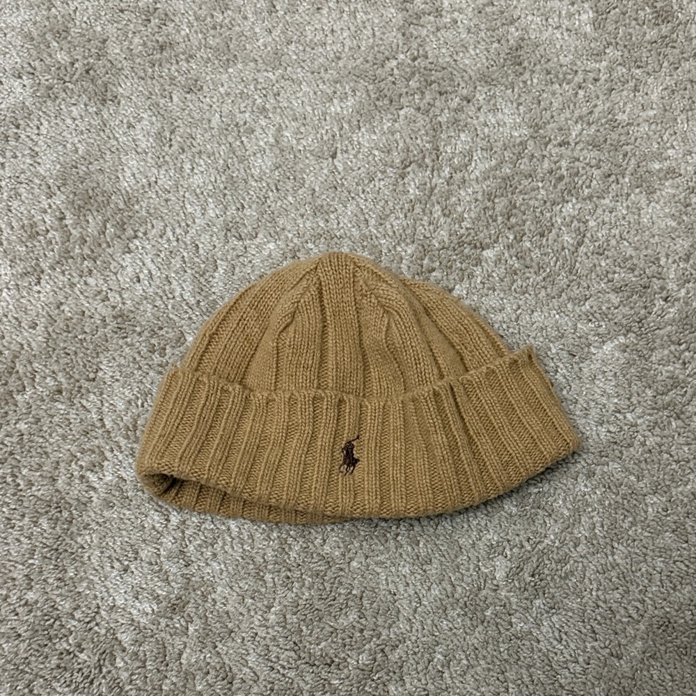 Ralph Lauren Camel Knit Hat